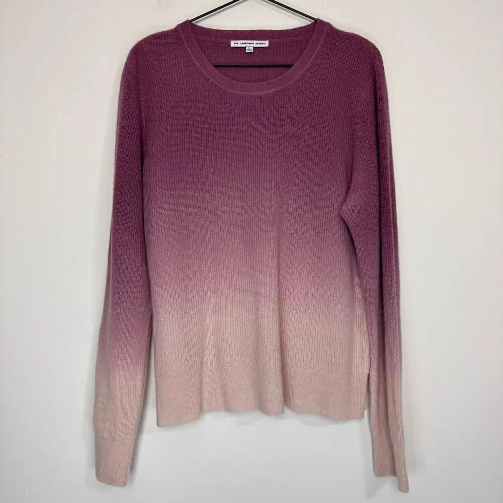 The Cashmere Project Ombre Dip Dye Sweater XL
